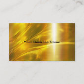 Carte de visite brillant de ton or classique (Devant)