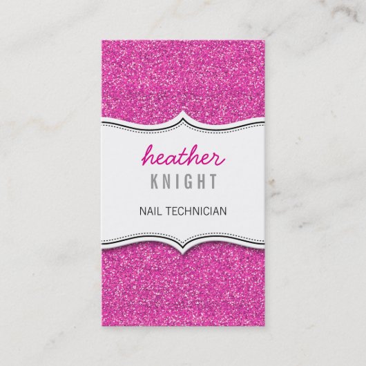 CARTE DE VISITE brillant parties scintillant brill (Devant)