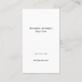 Carte De Visite Brillant rose jaune vert bleu rayures (Dos)