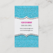 CARTE DE VISITE brillante parties scintillant bril (Dos)