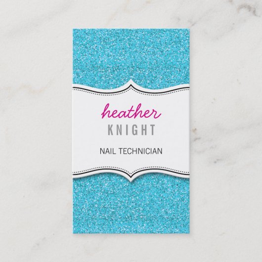 CARTE DE VISITE brillante parties scintillant bril (Devant)