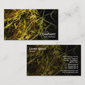 Carte De Visite Brins d'or Fractal 02 (Devant / Derrière)