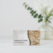 CARTE DE VISITE BRIQUE ARTISTIQUE & CONSTRUCTION DE MURS EN BÉTON (Debout devant)