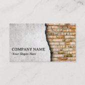 CARTE DE VISITE BRIQUE ARTISTIQUE & CONSTRUCTION DE MURS EN BÉTON (Devant)