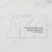 Carte De Visite Brique murale design unique (Dos)