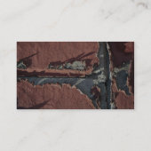 Carte De Visite Brique rouge unique (plan rapproché) (Dos)