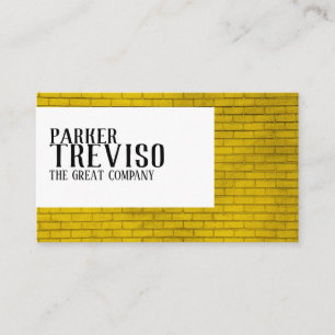 Carte De Visite Brique rustique