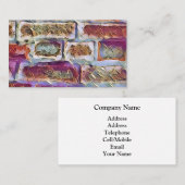 CARTE DE VISITE BRIQUES (Devant / Derrière)