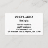 Carte De Visite Briques et débris de blocaille de démolition de (Dos)