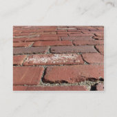 Carte De Visite Briques rouges antiques (Dos)