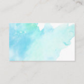 Carte De Visite Brise-brousse artistique | Aquarelle (Dos)