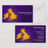 Carte De Visite British Isles 3d 09 (Devant / Derrière)