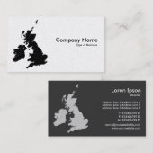 Carte De Visite British Isles - Gold Card (Devant / Derrière)