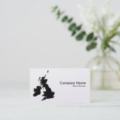Carte De Visite British Isles - Gold Card (Debout devant)