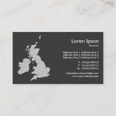 Carte De Visite British Isles - Gold Card (Dos)