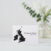 Carte De Visite British Isles - Gold Card (Debout devant)