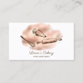 Carte De Visite broche à rouler & whisky cupcake Boulangerie Drivi (Devant)