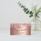 Carte De Visite broche à rouler & whisky cupcake Boulangerie Drivi (Debout devant)