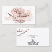 Carte De Visite broche à rouler & whisky cupcake Boulangerie Drivi (Devant / Derrière)