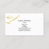 Carte De Visite broche à rouler & whisky cupcake Boulangerie Drivi (Dos)