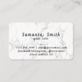 Carte De Visite Broche artisanale (Dos)