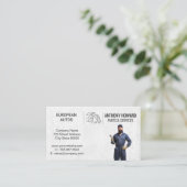 Carte De Visite Broche de retenue mécanique automatique | Services (Debout devant)