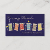 Carte De Visite Broches de couleur personnalisées broches à coudre (Devant)