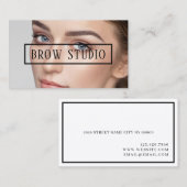 Carte De Visite Broches Ombre et cils (Devant / Derrière)