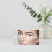 Carte De Visite Broches Ombre et cils (Debout devant)