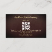 Carte De Visite Brochure professionnelle en or laminoir whisky che (Dos)