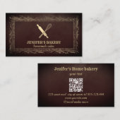 Carte De Visite Brochure professionnelle en or laminoir whisky che (Devant / Derrière)