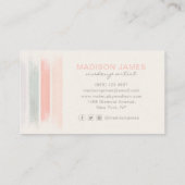 Carte De Visite Brochures à la mode moderne et chic (Dos)