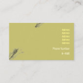 Carte De Visite Brochures Gris Amiable Taches Taches Tiré À La Mai (Dos)