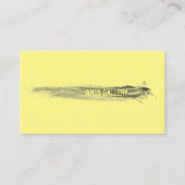 Carte De Visite Brochures Gris Amiable Taches Taches Tiré À La Mai (Devant)