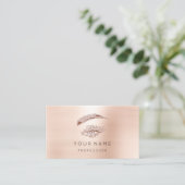 Carte De Visite Brochures professionnelles Maquillage Oeil or Poud (Debout devant)