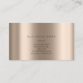 Carte De Visite Brochures professionnelles Rose de maquillage Blus (Dos)