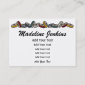 Carte De Visite Broderie - Mode - Stress - SRF (Dos)