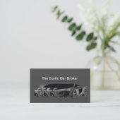Carte De Visite Broker auto Exotic Classy (Debout devant)
