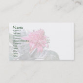 Carte De Visite Broméliade rose (Devant)