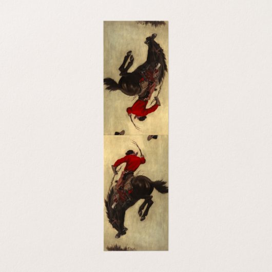 Carte De Visite Bronco par Newell Convers Wyeth (Extérieur déplié)