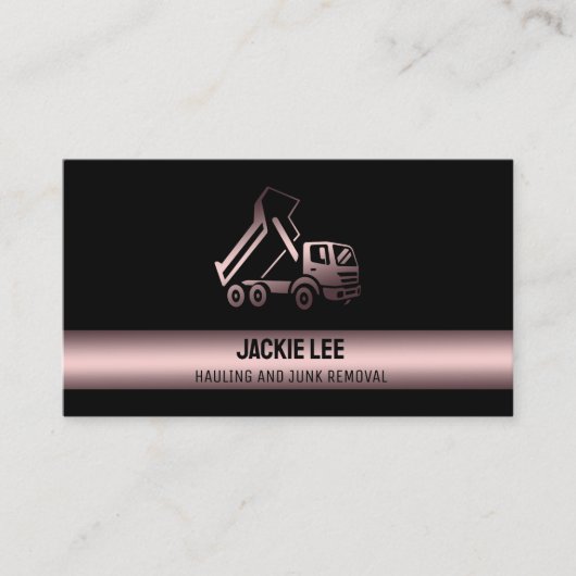 Carte De Visite Bronze de suppression de la junk (Devant)