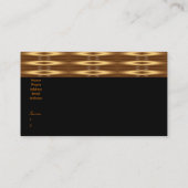 Carte de visite Bronze Or (Dos)