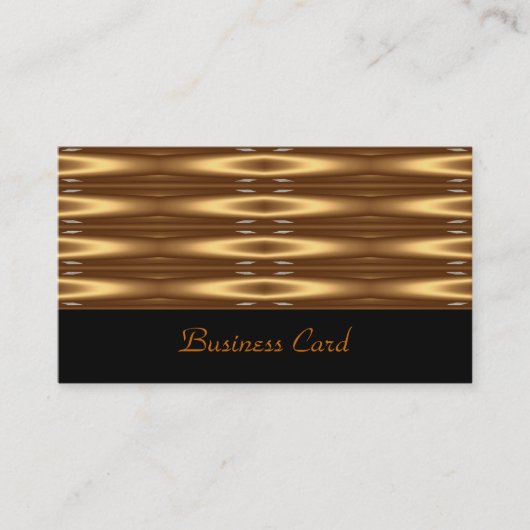 Carte de visite Bronze Or (Devant)