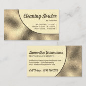 Carte De Visite Bronze or Gras Simple (Devant / Derrière)