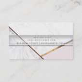 Carte De Visite Bronze Or rose et Bronze Rose Noir (Dos)