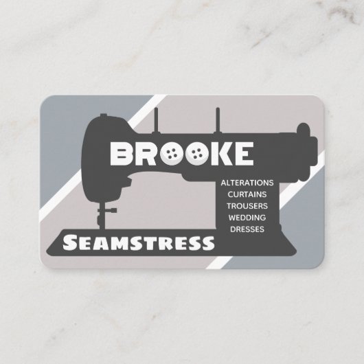 Carte de visite Brooke Seamstress (Devant)