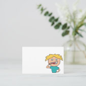 Carte De Visite Brossage des dents (Debout devant)