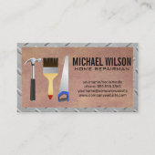 Carte De Visite Brosse à courroie marteau | Réparateur (Devant)