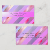 Carte De Visite Brosse à huile d'or moderne Faux (Devant / Derrière)