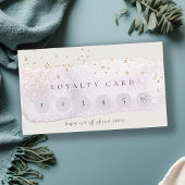 Carte De Visite Brosse Abstraite Lilac Stoke 6 Punch Loyauté